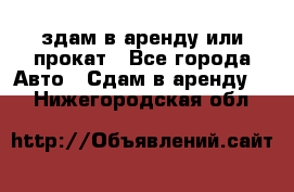 здам в аренду или прокат - Все города Авто » Сдам в аренду   . Нижегородская обл.